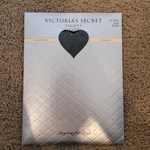 Victoria's Secret Tights - Classic Rib - Opaques - Jet Black - S